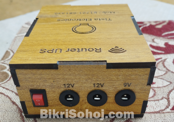 Mini UPS for wifi router and onu
